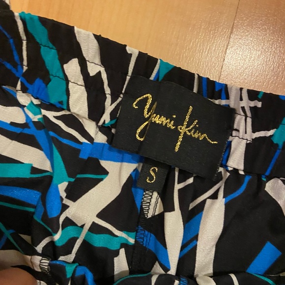 Yumi Kim Patterned Jogger Pants with Tassel Belt - Picture 4 of 5